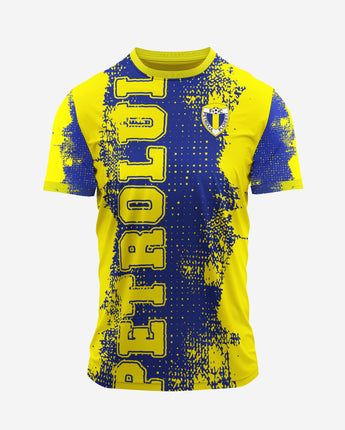 Tricou Adulti Petrolul Ploiesti Galben Albastru
